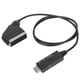thumbnail image 1 of Interfaz multimedia HD para cable Scart compatible con tecla de modo PAL NTSC HD a cable Scart Plug and Play para DVD, 1 of 8