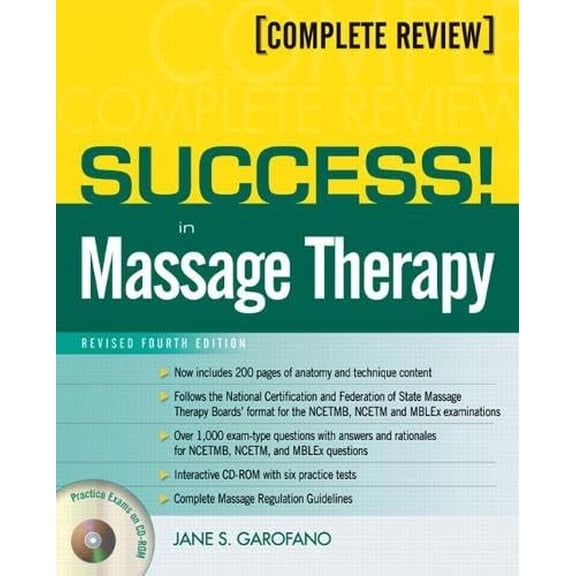 Pre-Owned Success! in Massage Therapy: Complete Review (Paperback) 0135072220 9780135072226