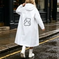 thumbnail image 6 of YUANxueke Boys Girls Raincoats EVA Long Sleeve Waterproof Hooded Jackets Casual Zipper Outwear Jackets for 3-14 Years, 6 of 8