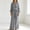 Gray, variant on Morttic Women's 2 Piece Long Sleeve Button Down Shirt & Wide Leg Pants Set – Elegant Solid Color Casual Work Outfit Sky Blue,S
