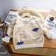 thumbnail image 4 of Kids Sweater Autumn Winter Plush Velvet  for Thicken Printed Sweatshirts Casual Children Clothing Pullover OutwearChristmasGifts, 4 of 6