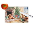 thumbnail image 5 of Nova Scotia Duck Tolling Retriever Cozy Christmas Glass Cutting Board Large 12 in x 15 in, 5 of 5