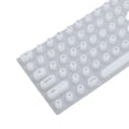 thumbnail image 2 of M Buder Funda de Teclado de Silicona Suave para MacBook Pro 14 16 Air 13 15 Protector Elevado Ergonómico Especialmente Diseñado para Uñas Largas y Manicura 27.6 cm / 10.8 inches Blanco, 2 of 9