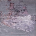 thumbnail image 1 of Ahgly Company Indoor Square Mid-Century Modern Purple Oriental Area Rugs, 3' Square, 1 of 6