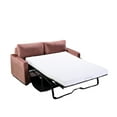 thumbnail image 5 of Uspridefurniture Borland 70'' Velvet Square Arm Sofa Bed,Pink, 5 of 5