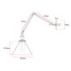 thumbnail image 5 of E27 Lámpara de pared industrial Lámpara de pared con brazo giratorio ajustable Lámpara de pared de dormitorio vintage Lámpara de noche Ormromra 2035918-1, 5 of 8