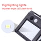 thumbnail image 5 of Bearachild 30/40/60 LED Luz de montaje en pared de camino de luz de sensor de movimiento IR solar para exteriores Iluminación y accesorios 48+6+6COB y negro 96*124*48mm Bearachild HA2089-03B, 5 of 6