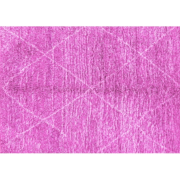 Ahgly Company Indoor Rectangle Abstract Pink Modern Area Rugs, 2' x 5'