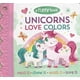 thumbnail image 1 of Unicorns love colors. a tuffy book, 1 of 1