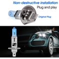 thumbnail image 3 of ENERGETIC H1 Halogen Car Headlight Bulb, 5000K Super White Light, P14.5S 12V/55W 2000 Lumens 1200 Hours, IP67, 2 Pack, 2Yr Warranty, 3 of 5
