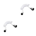 thumbnail image 1 of Naiovety Extension Leakproof Splashproof 2 Replacement Accessories Household Gear Extender Adjustable Connector Blanco 2Conjunto, 1 of 6