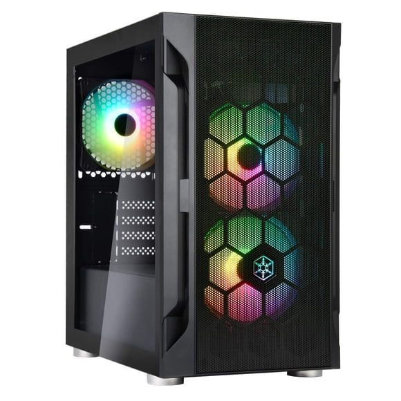 Gabinete SilverStone FARA H1M PRO Micro-ATX con Ventiladores ARGB
