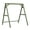 Green, variant on Zimtown Porch Swing Frame Swing Stand A-Frame 600lbs Wooden Carbonized 4FT