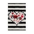 thumbnail image 2 of Happy Valentines Day Garden Flag Love Heart 12x18 Inch Double Sided Welcome Small Burlap Spring Holiday Yard Outdoor Outside Home House Decoration, 2 of 4