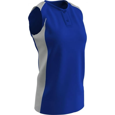 Champro Womens Diamond Active Jersey Royal Blue White Large