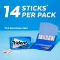thumbnail image 4 of Trident Original Sugar Free Gum, Value Pack, 8 Packs of 14 Regular Size Pieces (112 Total Pieces), 4 of 11