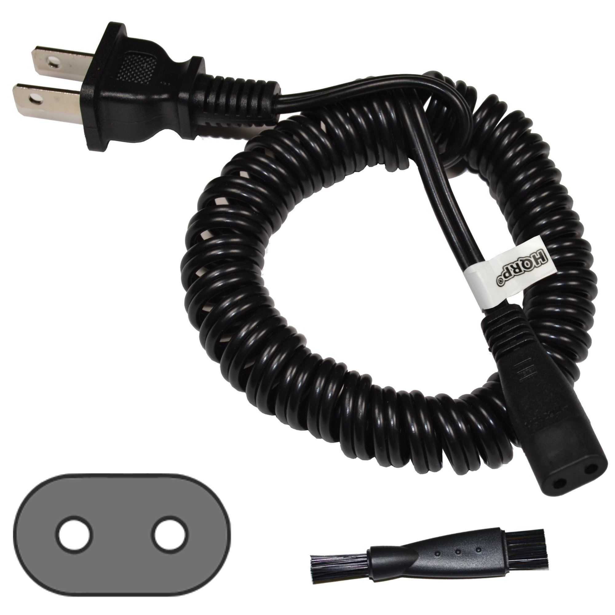 HQRP AC Power Cord for Braun EP60 EP80 3615 3710 3770 4005 4501 4502