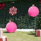 thumbnail image 5 of Bola de Navidad Inflable con Luz LED Decorada PVC (75cm) Rosa, 5 of 5