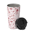 thumbnail image 2 of Fuzoiu Flower Leaves Print Stainless Steel Travel Mug,Vacuum Insulated Coffee Travel Mug,Reusable Coffee Cup for Hot and Cold, 2 of 8
