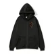 thumbnail image 3 of Sudadera con capucha de manga larga con cremallera para mujer, suéter con estampado de Kurama, ropa de moda de gran tamaño, 3 of 3