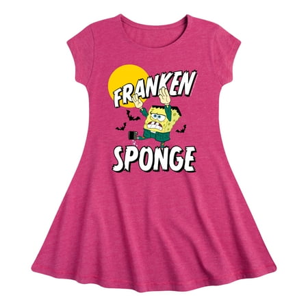 

SpongeBob SquarePants - Franken Sponge - Toddler And Youth Girls Fit And Flare Dress