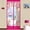 Pink, variant on Magnetic Mosquito Door Curtain 82.7" x 35.4", Self-Closing Mesh Screen for Home Bedroom Living Room, Ventilation & Room Partition,Light Blue