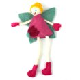 thumbnail image 3 of Hand Felted Tooth Fairy Pillow Blonde with Pink Dress Global Groove, 3 of 3