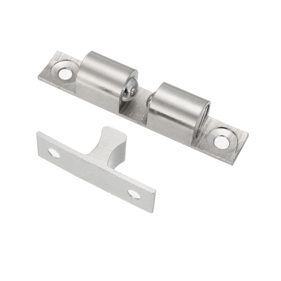 Unique Bargains Cabinet Door Closet Double Ball Catch Tension Latch for Home 60mm