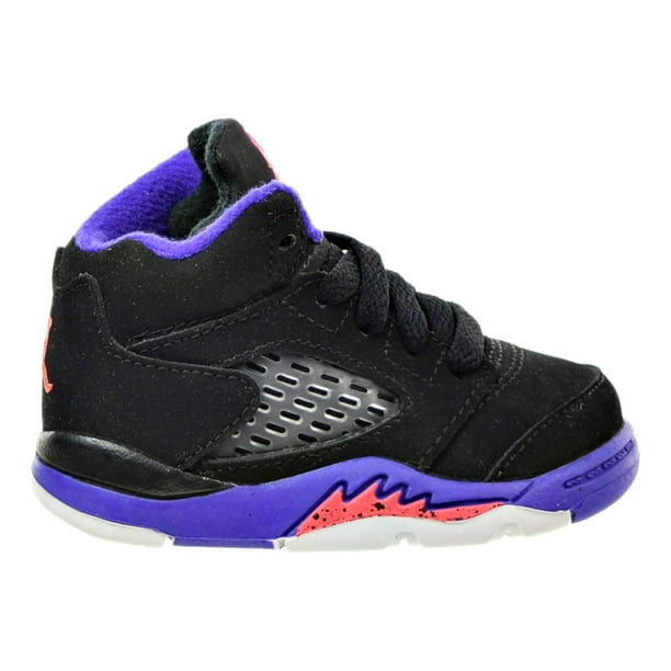 Jordan Jordan Retro 5 Girls Toddler Basketball Shoes Black/Ember Glow