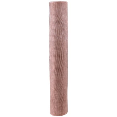 Floral Mesh Wrap Roll, 21-Inch, 10-Yard - Rose Gold