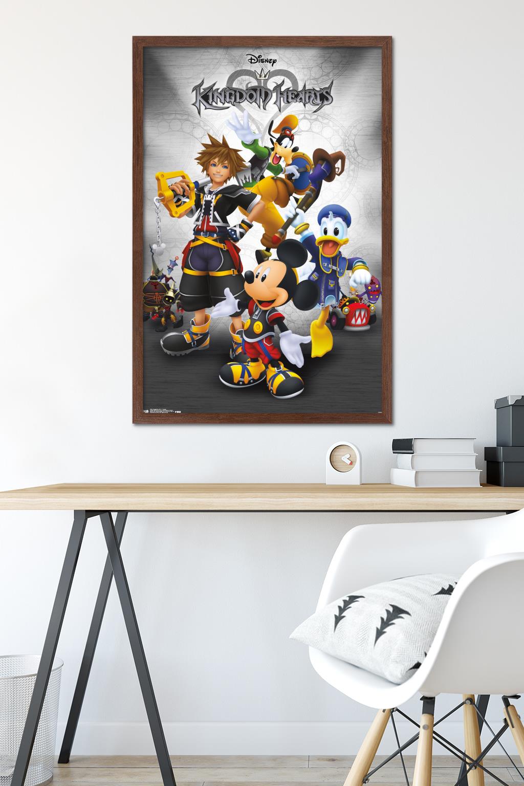 Disney Kingdom Hearts 2 - Collage Wall Poster with Push Pins, 22.375 x 34  