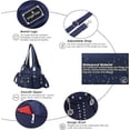 thumbnail image 4 of Angel Kiss for Women Large capacity Vegan Leather wallet and Handbags Crossbody Purses Multi pocket shoulder bag, 4 of 5
