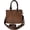 Brown-1, variant on Leather Tote Bag Western Cowhide Bag for Women Boot Stitched Shoulder Purse Embroidered-Bag With Adjustable Strap (Brown-1)