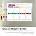 thumbnail image 4 of Magnetic Calendar White Boards Weekly Fridge Planner Magnetic White Board for Refrigerators Magnetic Whiteboard for Fridge Weekly Planner Board Plastic with Pen Towel, 4 of 5