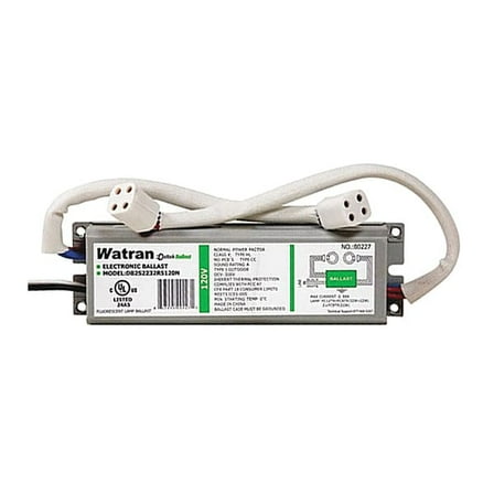 Watran Electronic Ballast,Input Watts 32,6" L 80227