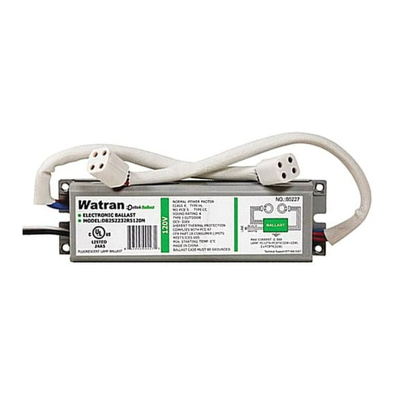 Watran Electronic Ballast,Input Watts 32,6" L 80227