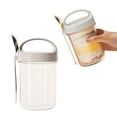 thumbnail image 2 of ACDANC Glass&Bottle Overnight Oats Containers With Lids And Spoons Portable Oatmeal Jar With Handle Compact And Easy To Carry Breakfast Cups, 2 of 4