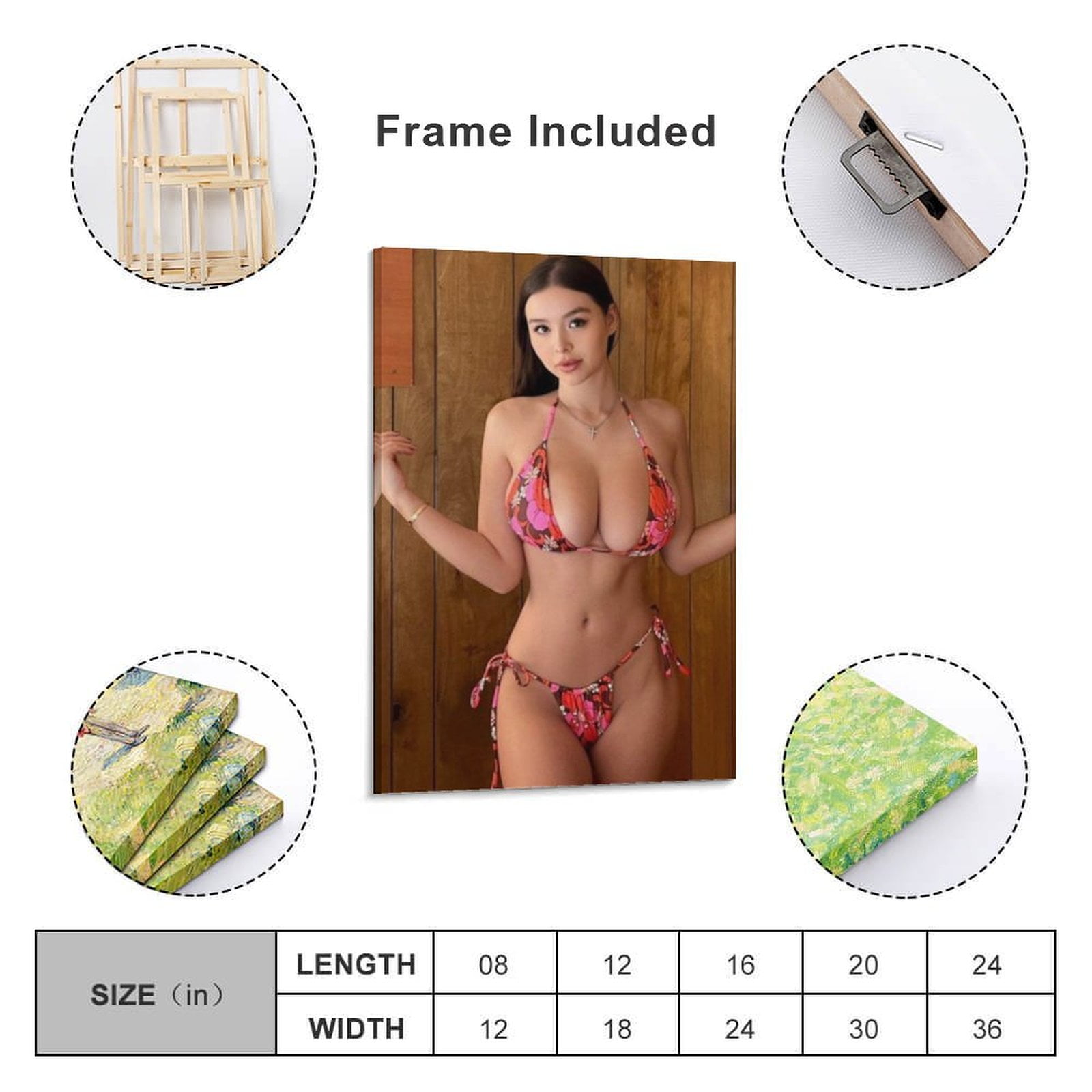 Sophie Mudd Hot Girl Sexy Poster (28) Picture Print Wall Art Poster Painting Canvas Posters Artworks Gift Room Aesthetic 24x36inch(60x90cm)