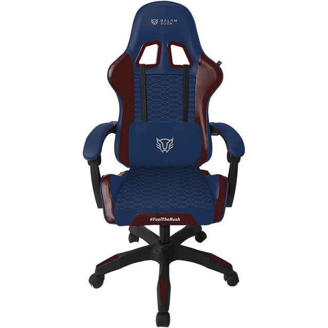 Silla Gamer BALAM RUSH POWER RUSH V2 Ergonomica Reclinable Azul - Guinda BR-944502 Comodidad duradera y estilo único
