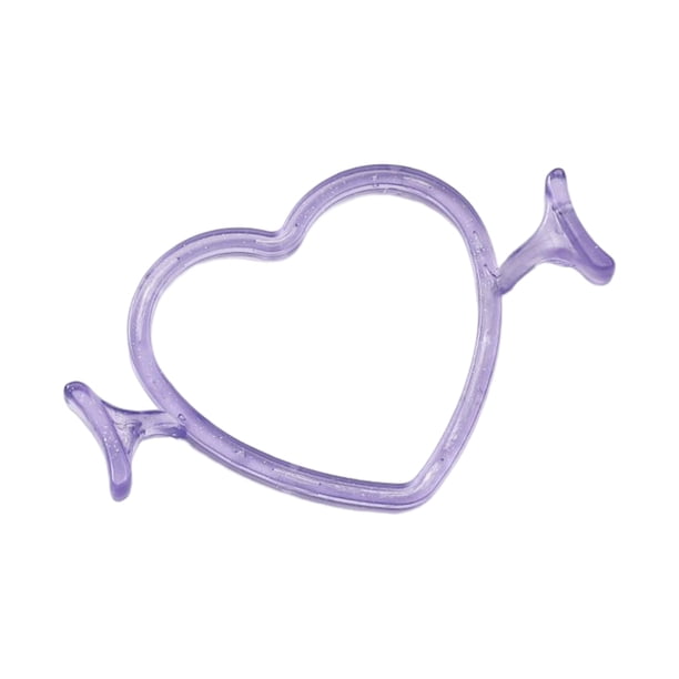 Sello De Moldes De Sellos Moldes para sellos de decoración, molde para anillos de sello para invitación (corazón morado de 2,5 cm) Likrtyny Libre de BPA
