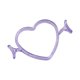 thumbnail image 1 of Sello De Moldes De Sellos Moldes para sellos de decoración, molde para anillos de sello para invitación (corazón morado de 2,5 cm) Likrtyny Libre de BPA, 1 of 7