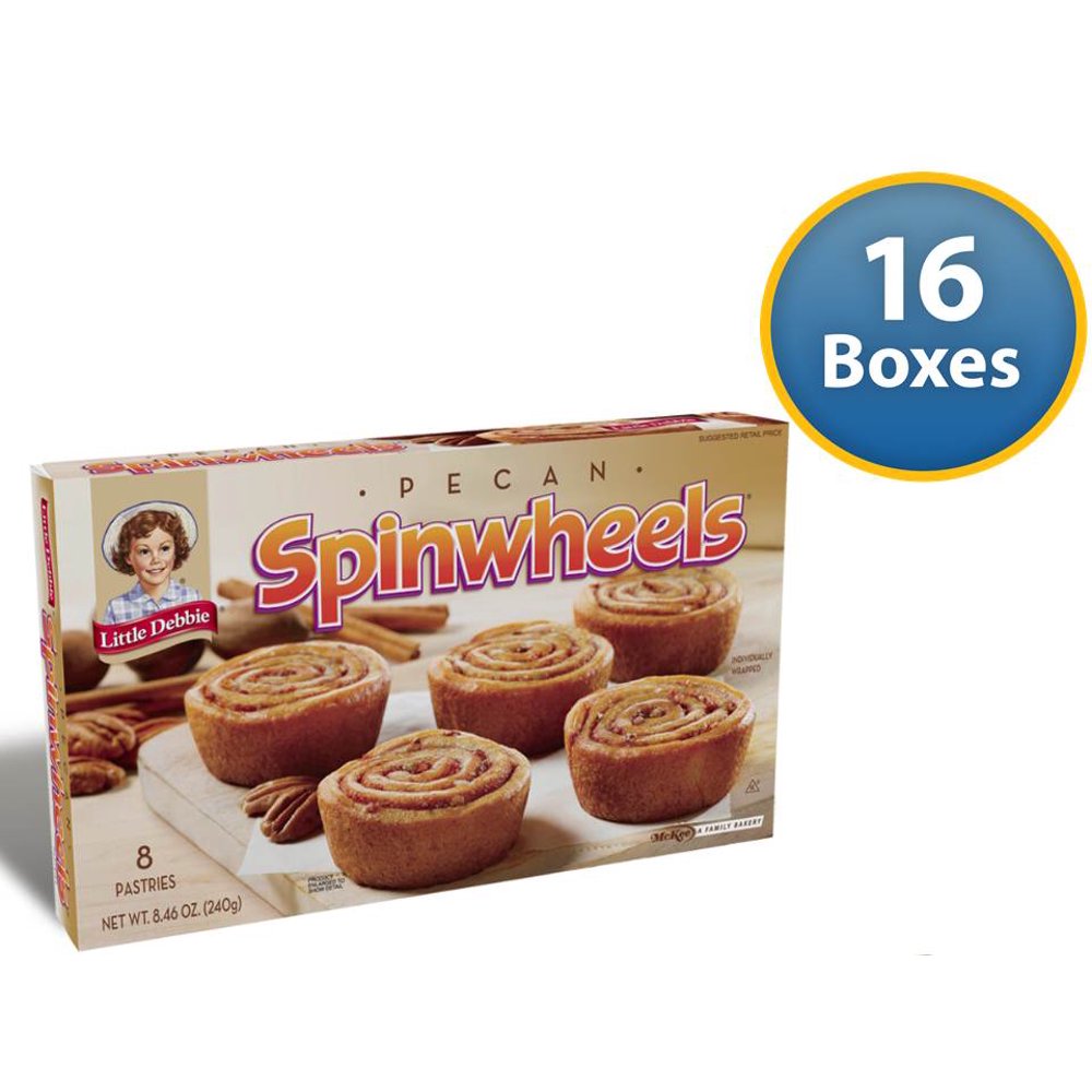 Little Debbie Pecan Spinwheels (16 Boxes)