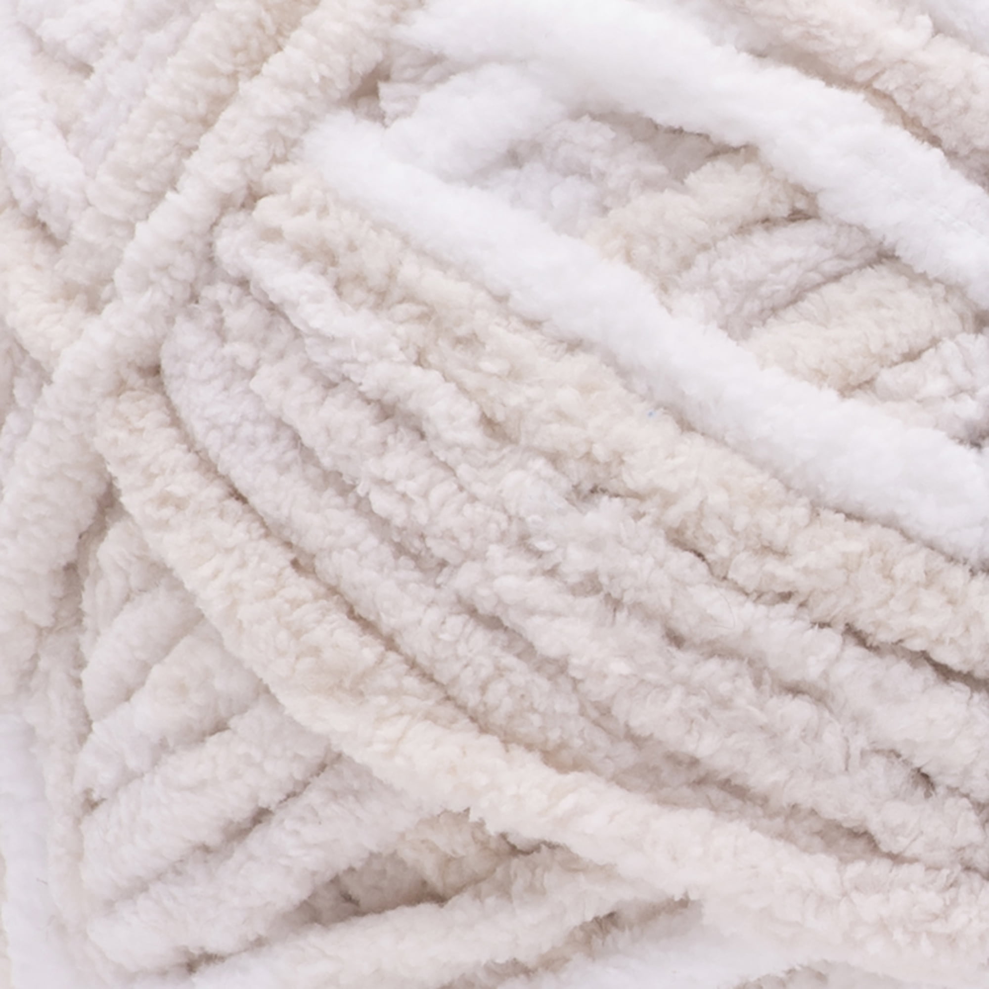 Bernat® Blanket™ #6 Super Bulky Polyester Yarn, Beach Foam 10.5oz/300g, 220 Yards (4 Pack)