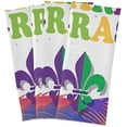 thumbnail image 2 of SKYSONIC 6 Pack Mardi Gras Kitchen Towel 18"x28",Super Soft Absorbent Hand Towel Tea Towel Tableware Cleaning Rag for Kitchen, Hotel, Beach, 2 of 7