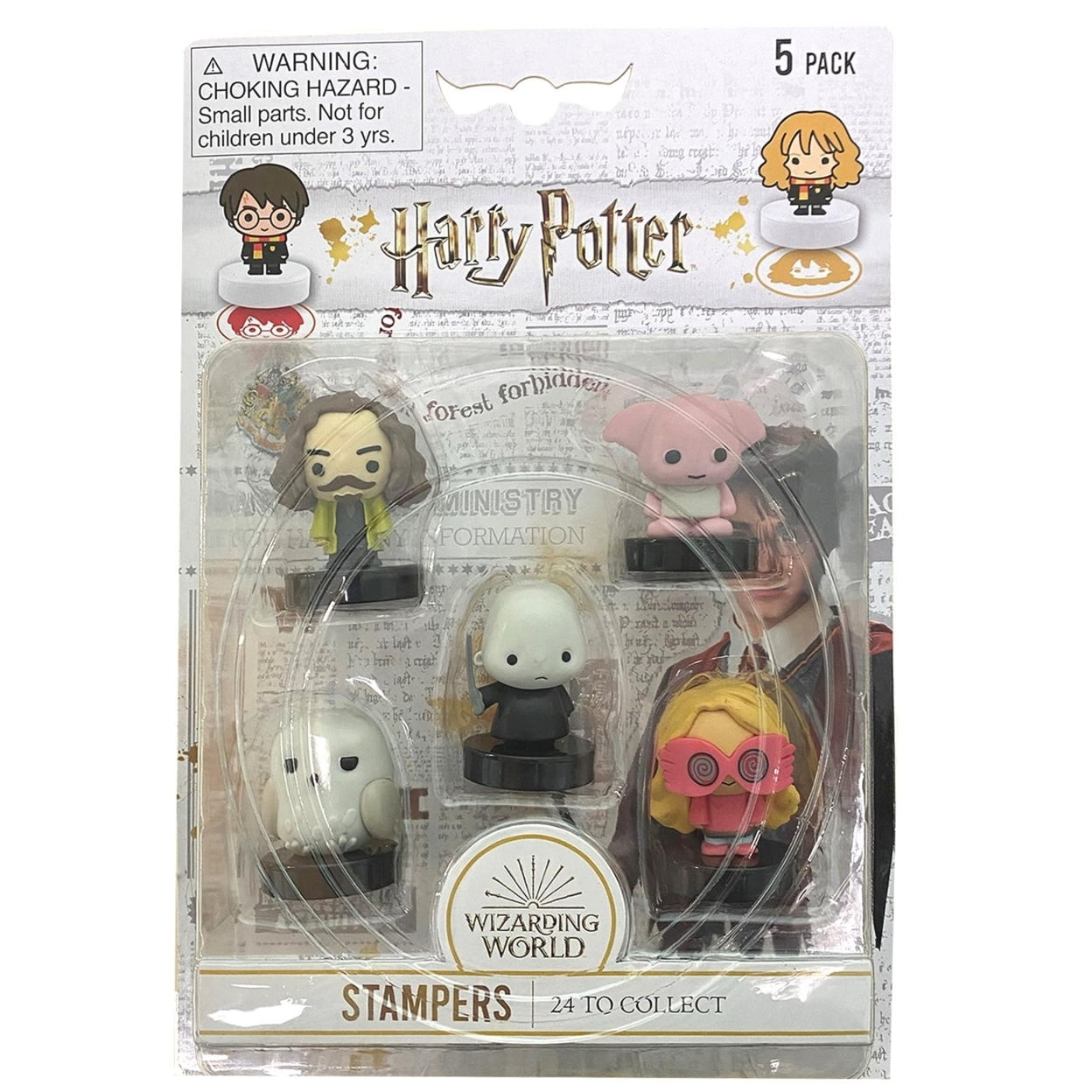 Pack 3 stamps Hedwig, Harry and Dobby Harry Potter stamps Harry Potter 5 cm  - AliExpress