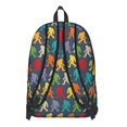 thumbnail image 3 of Colorful Bigfoot Pattern Backpack for School,Schoolbag with Adjustable Shoulder Straps & Padded Back,15.7"x11.8"x5.5", 3 of 5