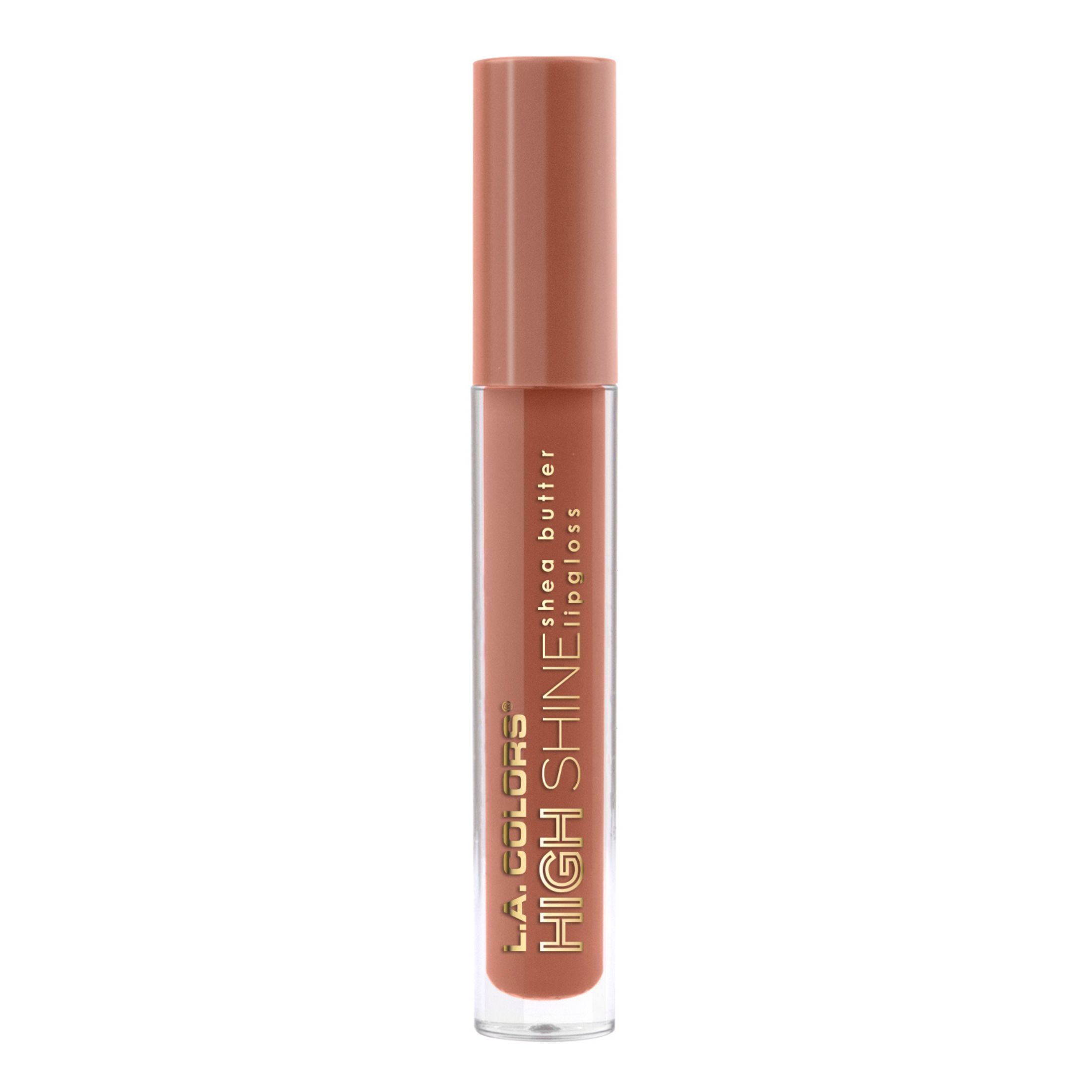 (3 pack) L.A. COLORS Moisturizing High Shine Shea Butter Non-Sticky Lipgloss,Dollface, 0.14 fl oz