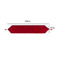 thumbnail image 5 of Dserhfy Table Runner Exquisite Surface Wear Resistant Soft Comfortable Fashion Protect Desk Improve Ambience Wedding Banquet Christmas Table Runner Home Supplies, 5 of 7