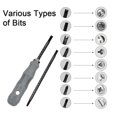 thumbnail image 3 of TFixol Multifunction Screwdriver Set Practical Repairs Tool Set Portable Screwdriver Home Screwdriver Bits Set Telescopic Interface Screwdriver Bits Set, 3 of 7
