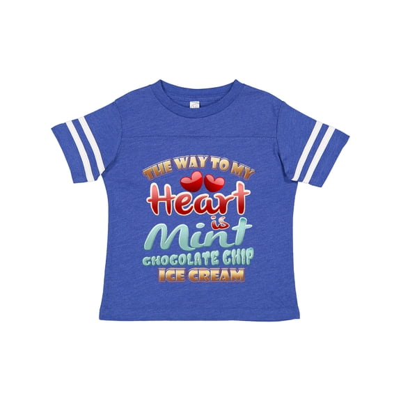 Inktastic Mint Chocolate Chip Ice Cream Lover Boys or Girls Toddler T-Shirt